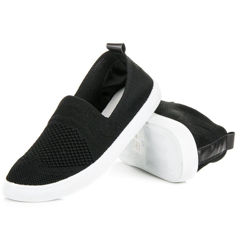 MCKEYLOR Textile Slip-On Tenisi negru 1