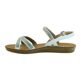 American Club Sandală cu zirconiu cubic american 170430 alb 2