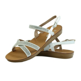 American Club Sandală cu zirconiu cubic american 170430 alb 3