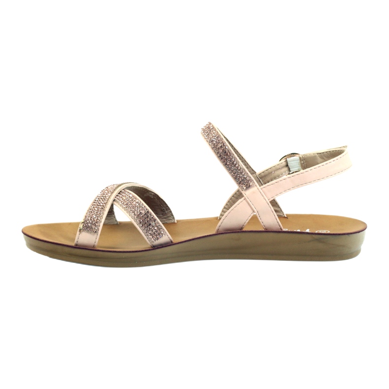 American Club Sandală cu zirconiu cubic american 170430 roz 2