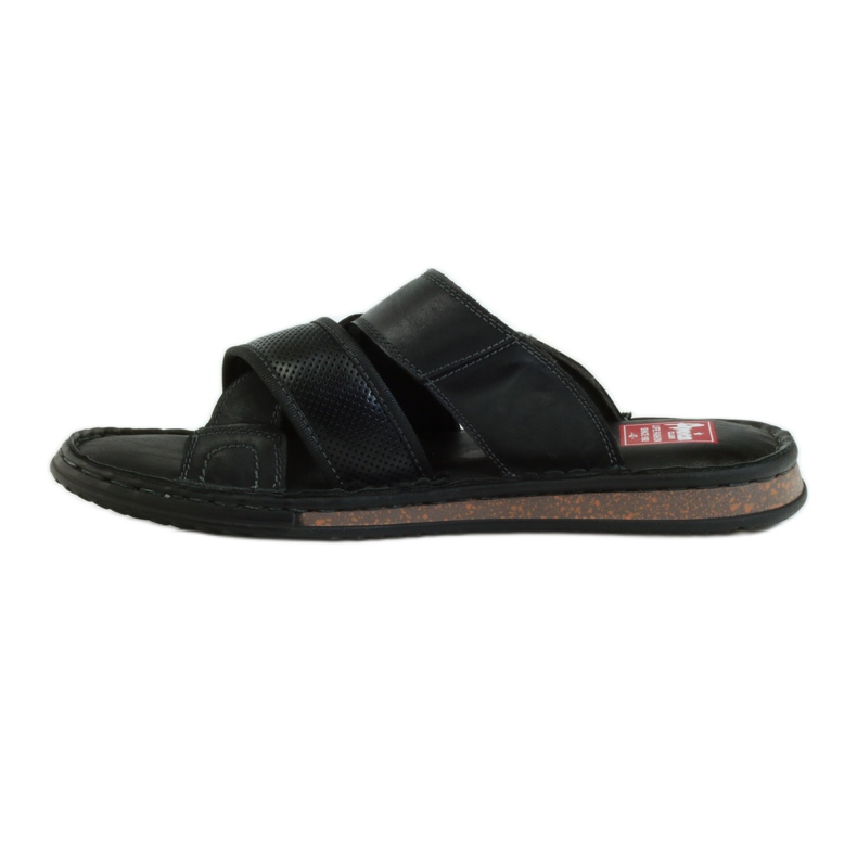 American Club Papuci pentru bărbați, fund american EVA ușor negru 2