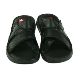 American Club Papuci pentru bărbați, fund american EVA ușor negru 4