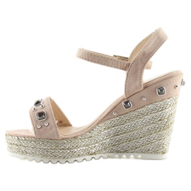 Roz Espadrile pe pane roz TS-2730 Roz 1 Roz Espadrile pe pane roz TS-2730 Roz 1