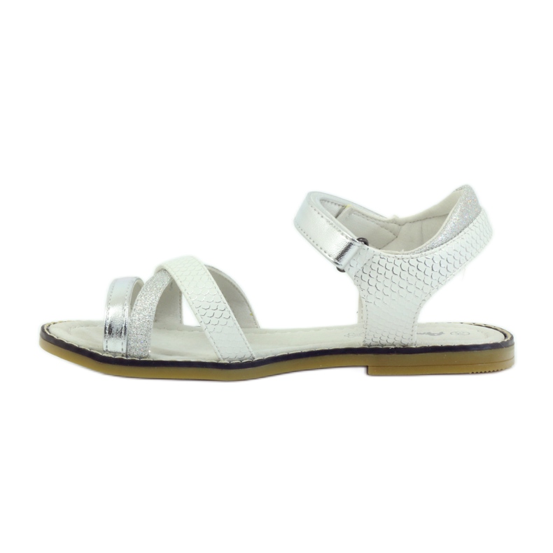 American Club Sandale americane pantofi copii branț din piele gri 2 American Club Sandale americane pantofi copii branț din piele gri 2