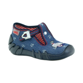 Pantofi copii Befado 110p311 papuci albastru marin 1