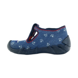 Pantofi copii Befado 110p311 papuci albastru marin 2