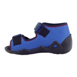 Pantofi pentru copii Befado papuci sandale 250p069 albastru marin albastru 2