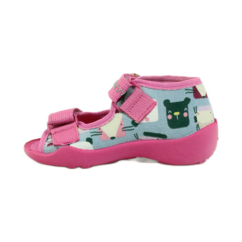 Papuci Sandale Serduszko Befado 242p071 roz gri 2 Papuci Sandale Serduszko Befado 242p071 roz gri 2