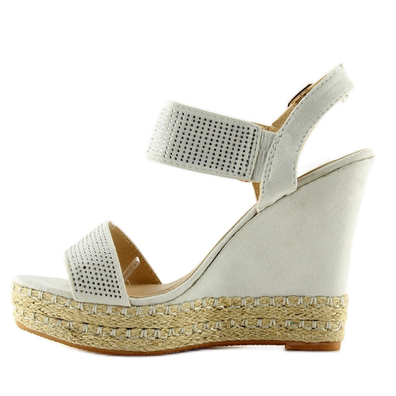 Sandale gri pe toc 3811-7 Gri 2