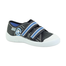 Pantofi copii Befado, adidasi, papuci 672x059 gri albastru 1