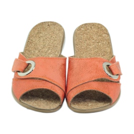 Befado 265d006 Papuci cu velcro portocale 4