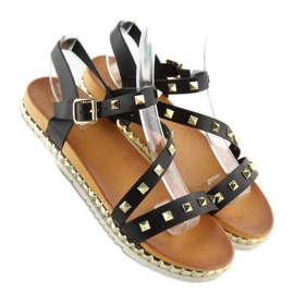 Sandale negre dama WSJ-51 negre negru 6