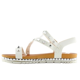 Sandale albe dama WSJ-51 Albe 2