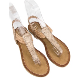 Comer Flip-flops cu bandă elastică roz 3