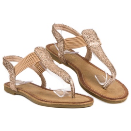 Comer Flip-flops cu bandă elastică roz 5