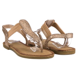 Comer Flip-flops cu bandă elastică roz 4