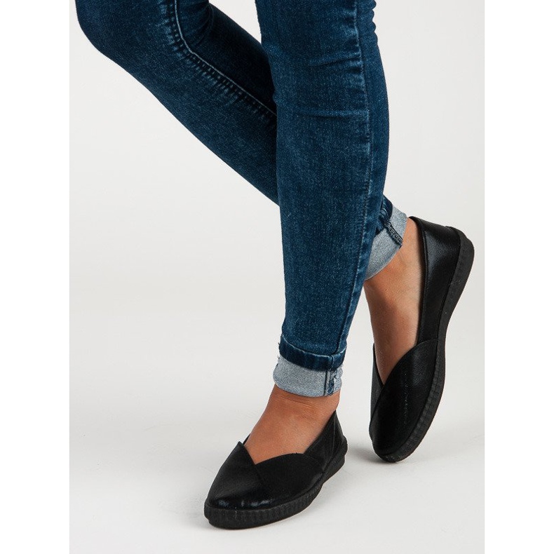 Balerini la modă MCKEYLOR negru 2