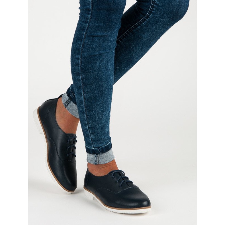 Pantofi din piele Mazaro bleumarin albastru 2 Pantofi din piele Mazaro bleumarin albastru 2