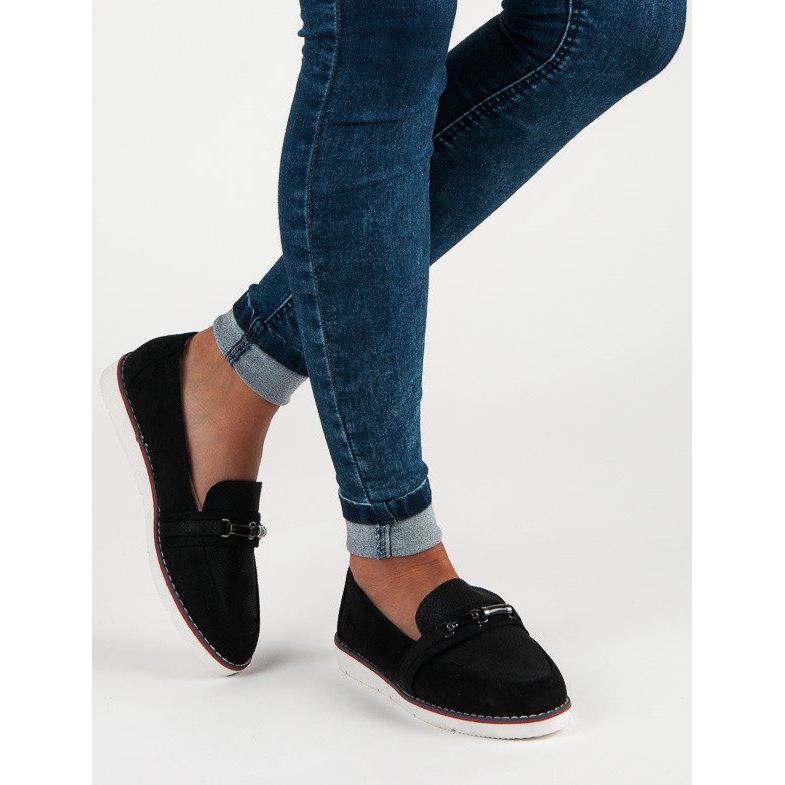 Mocasini negri VICES negru 1