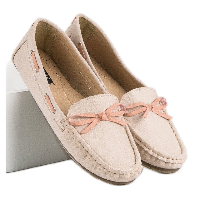 Tullo Mocasini eleganti din piele intoarsa maro 1