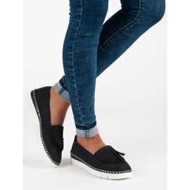 Vices Pantofi Boho Slip-On negru 7