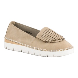 Vices Pantofi Boho Slip-On maro 2