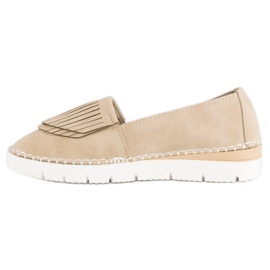 Vices Pantofi Boho Slip-On maro 3