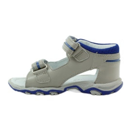 Sandale cu Velcro Bartek 31825 gri albastru 2