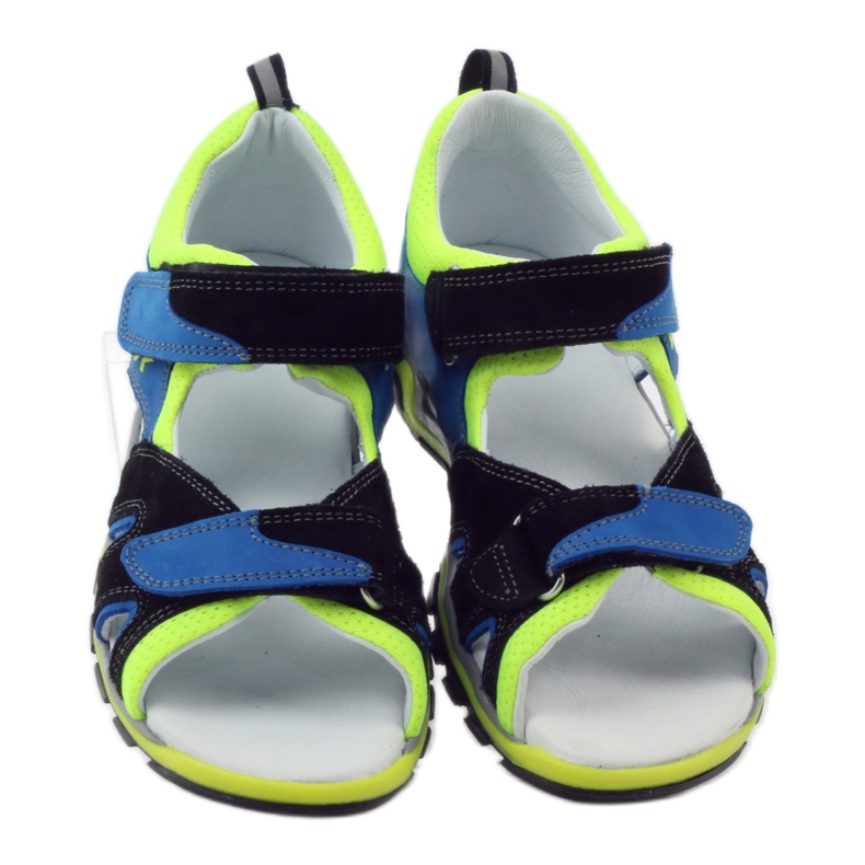 Sandale cu nap Bartek 19187 multicolor albastru negru 4