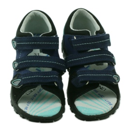 Bartek sandale confortabile pentru copii Velcro 36106 Navy Blue albastru 4