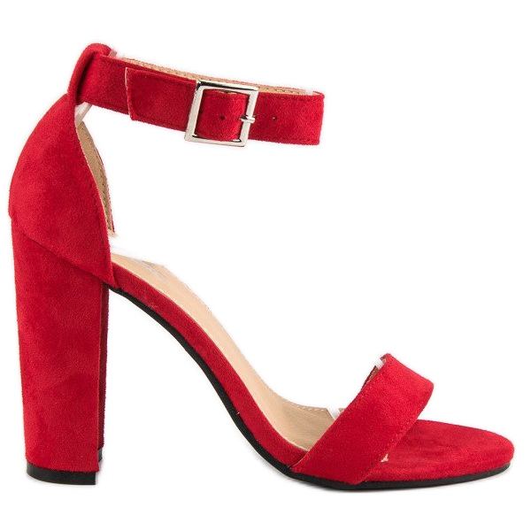 Sandale clasice pe un bar roșu 1