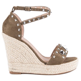 Bestelle Sandale espadrile Rock verde 2 Bestelle Sandale espadrile Rock verde 2