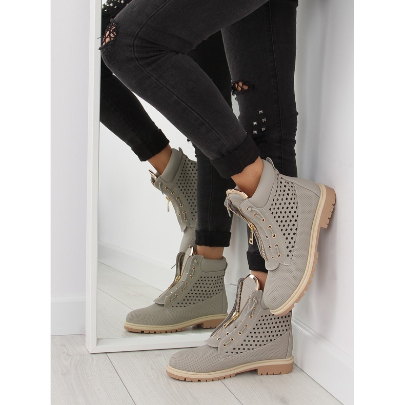 Balmana ajurata, glisor gri auriu R103 Gri 1