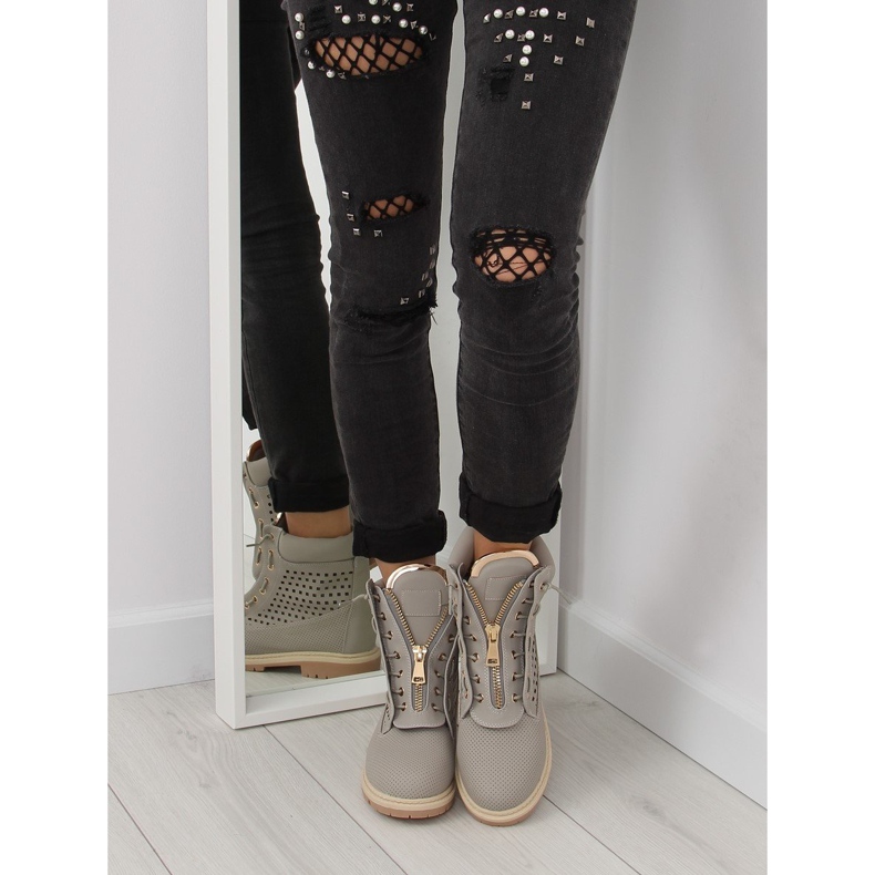 Balmana ajurata, glisor gri auriu R103 Gri 2