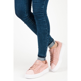 Puma Suede Platform Pebble WN`S roz 4