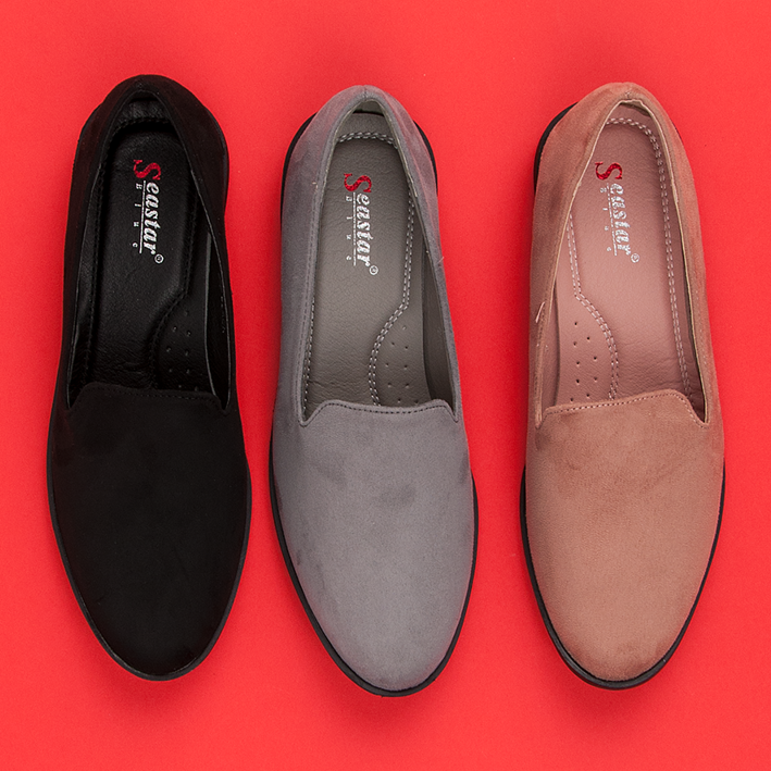 Seastar Lordii din piele intoarsa negru 1