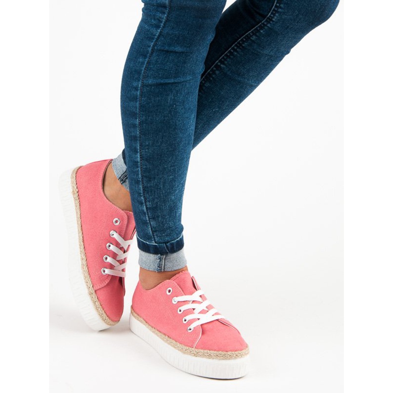 Kylie Creepers Legați Pe Peron roz 1