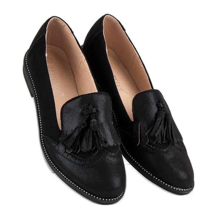 Bestelle Mocasini eleganti de dama negru 1