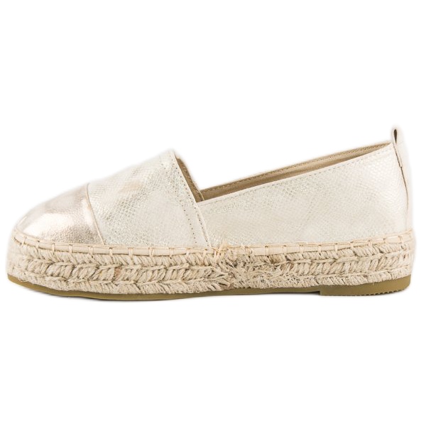Espadrile slip-on pe platformă galben 2