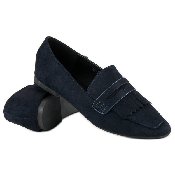 Mocasini bleumarin albastru 2