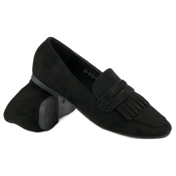 Mocasini negri negru 2