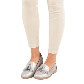 Bestelle Mocasini eleganti de dama gri 1 Bestelle Mocasini eleganti de dama gri 1