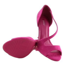 Pompe asimetrice fucsia C90 fucsia roz 3