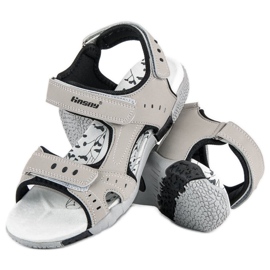 Hasby Sandale sport plate gri 1