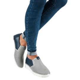 Filippo Ajurat, pantofi cu slip-on gri 1