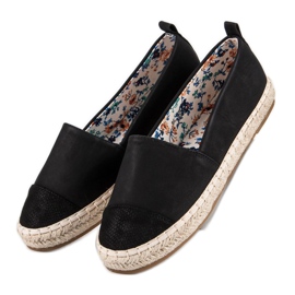 Marquiz Espadrile negre ușoare negru 2 Marquiz Espadrile negre ușoare negru 2