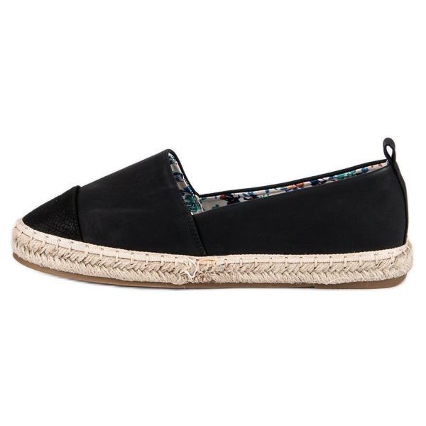 Marquiz Espadrile negre ușoare negru 1 Marquiz Espadrile negre ușoare negru 1