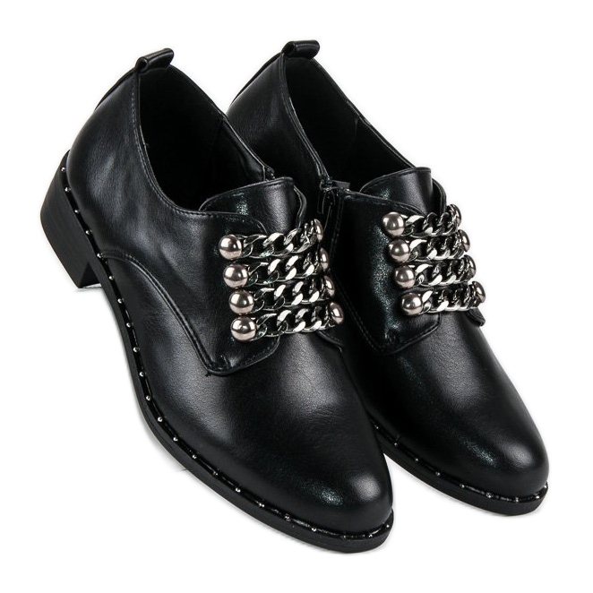 Marquiz Rock pantofi negri negru 1