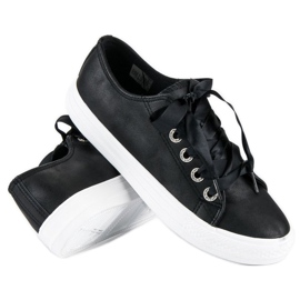 Adidași la modă Pe Legătură negru 2