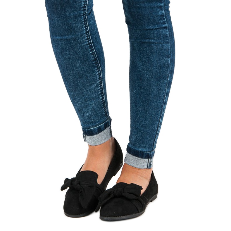 Bestelle Domnii de piele neagră negru 1